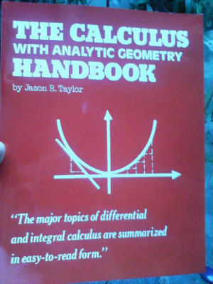 Image of The Calculus With Analytic Geometry Handbook