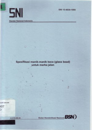 Image of Metode pengujian ketahanan abrasi permukaan beton atau mortar dengan metode pemotongan berputar