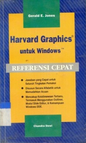 Image of Harvard Graphics untuk Windows : referensi cepat