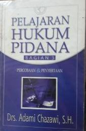 Image of Pelajaran Hukum Pidana,  bagian-3