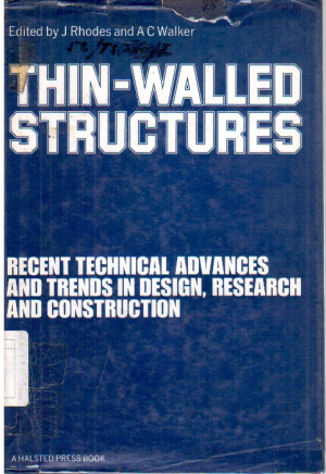 Image of Thin Walled Structures : recent technical advances and trends in design, research and contruction