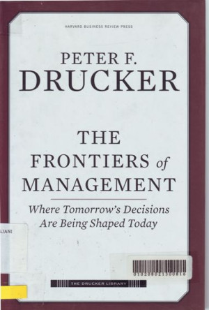 Image of The Frontiers Of Management